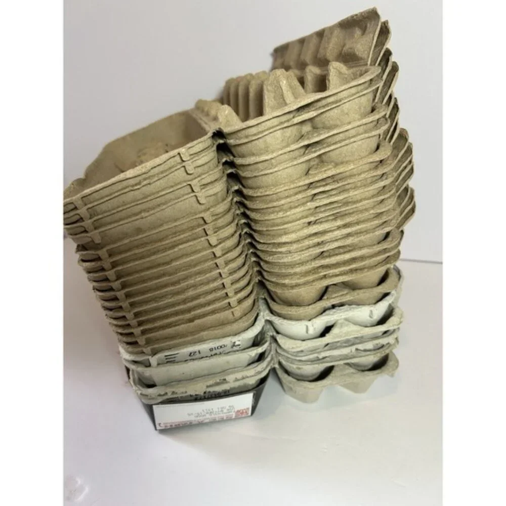 Lot of 20 - Paper Cardboard Egg Cartons Empty Holds 1 Dozen 20 Large Each Used